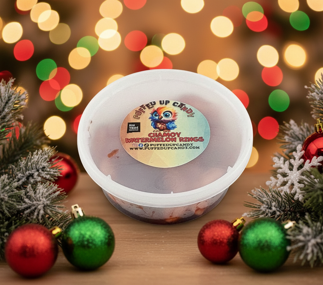Chamoy Watermelon Rings
